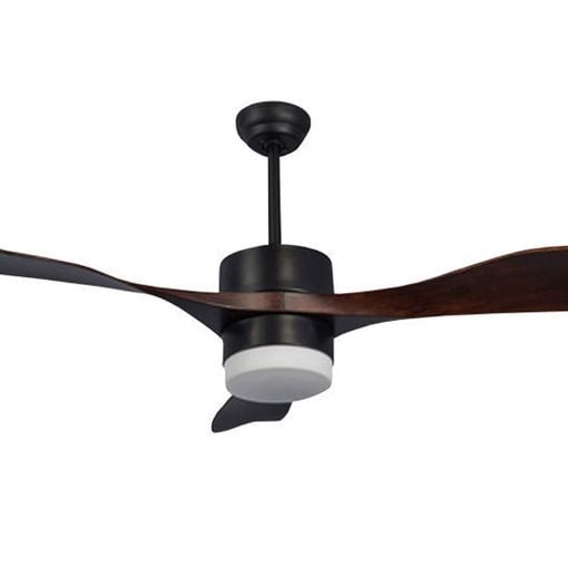 Εικόνα της Ανεμιστήρας Οροφής Primo 142cm με Τηλεχειριστήριο & Φως LED Μαύρο/Καφέ PRCF-80437