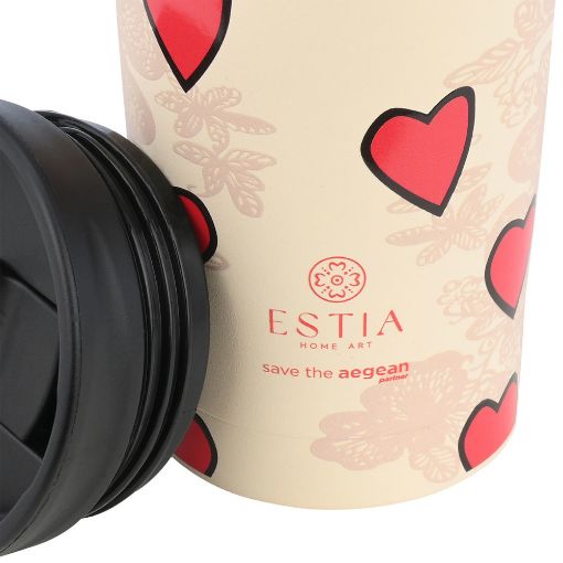 Εικόνα της Ποτήρι Θερμός Estia Travel Mug Save The Aegean 350ml Tender Lace 01-31930
