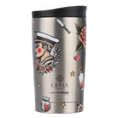 Εικόνα της Ποτήρι Θερμός Estia Travel Mug Save The Aegean 350ml Old School Ink 01-31916