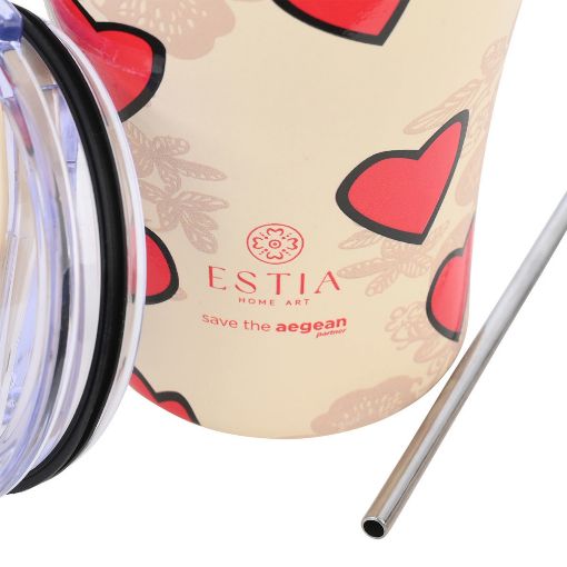 Εικόνα της Ποτήρι Θερμός Estia Coffee Mug Save The Aegean 350ml Tender Lace 01-31817