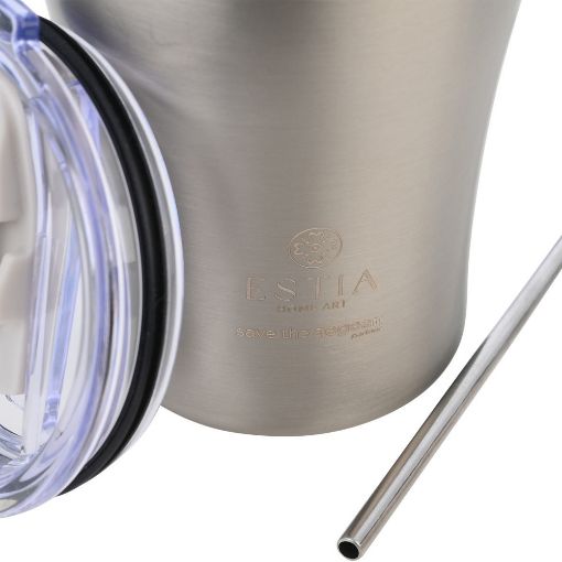 Εικόνα της Ποτήρι Θερμός Estia Coffee Mug Save The Aegean 350ml Steel Flow 01-31855