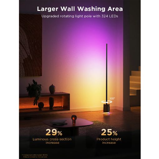 Εικόνα της Govee Floor Lamp Pro RGBICWW Black H6079