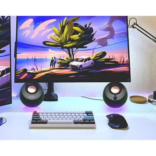 Εικόνα της Ηχεία Creative Pebble Pro 2.0 Bluetooth RGB Black 51MF1710AA000