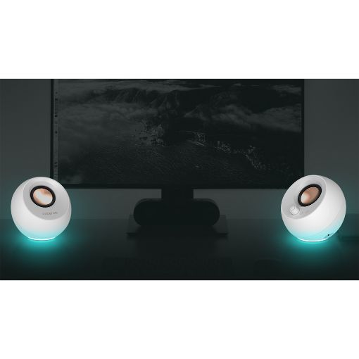 Εικόνα της Ηχεία Creative Pebble Pro 2.0 Bluetooth RGB White 51MF1710AA003