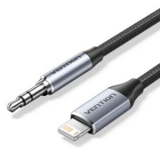 Εικόνα της Καλώδιο Vention Lightning Male to 3.5mm Male 1m Silver BMCHF