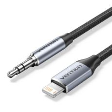 Εικόνα της Καλώδιο Vention Lightning Male to 3.5mm Male Cable 1.5m Silver BMCHG