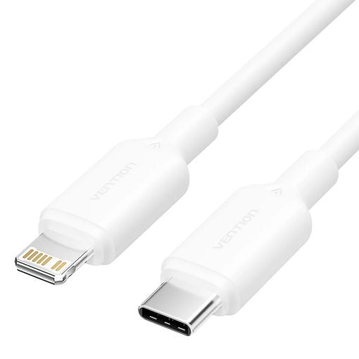 Εικόνα της Καλώδιο Vention USB-C Male to Lightning Male 1m White LAKWF