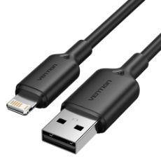 Εικόνα της Καλώδιο Vention USB-A Male to Lightning Male 2m Black LAMBH