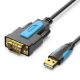 Εικόνα της Καλώδιο Vention Serial Adapter USB-A Male to RS232 (DB9) Male 1m Black VAS-C02-B100