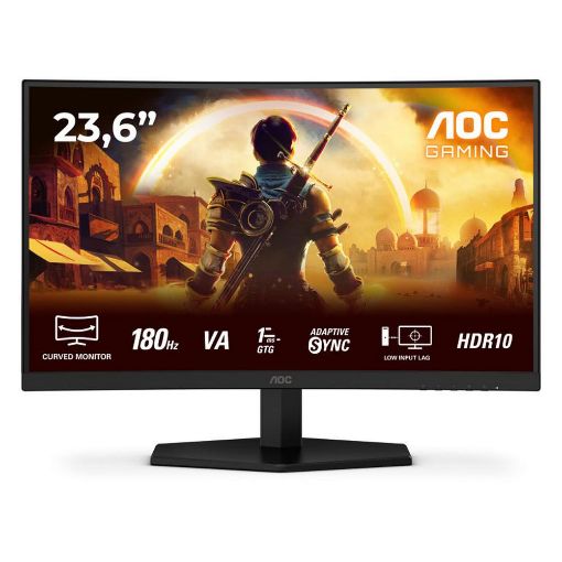 Εικόνα της Οθόνη AOC C24G42E 23.6" Curved Fast VA FHD HDR 180Hz