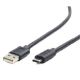 Εικόνα της Καλώδιο Cablexpert USB to Type-C 1.8m Black CCP-USB2-AMCM-6