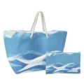 Εικόνα της Τσάντα Θαλάσσης Estia Save the Aegean 63x20x36 cm με Τσαντάκι Tranquil Tides 00-30445