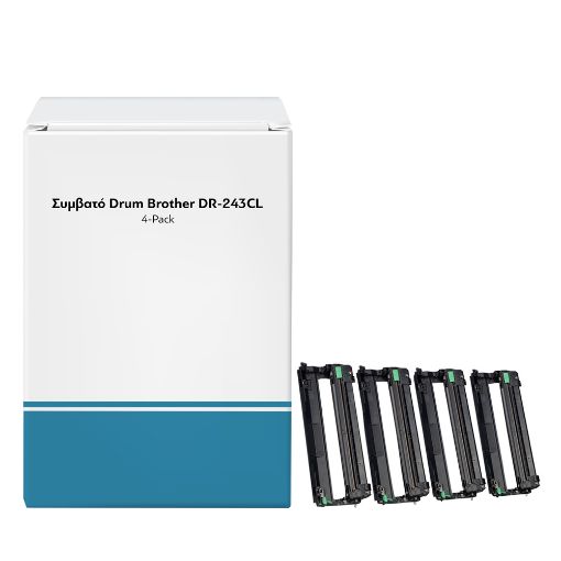 Εικόνα της Συμβατό Drum Brother DR-243CL 4-Pack