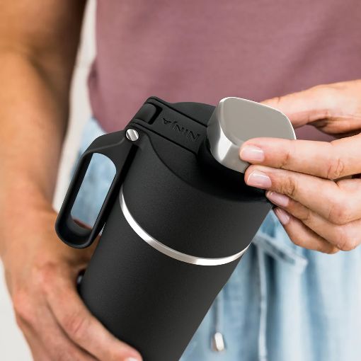 Εικόνα της Μπουκάλι Θερμός Ninja Thirsti Travel Bottle 530ml Black DW1801EUBK