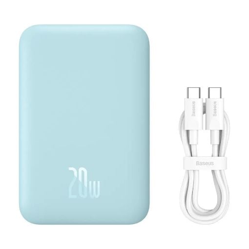 Εικόνα της Power Bank Baseus Magnetic Mini MagSafe 6000mAh 20W Blue P10059002313-00