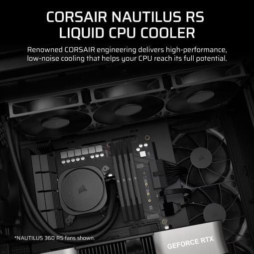 Εικόνα της Corsair Nautilus 240 RS Black CW-9060088-WW