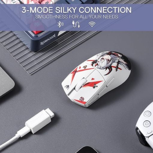 Εικόνα της Ποντίκι Redragon King Pro Eisa Anime Wireless M916AK-PRO