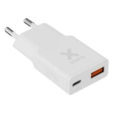 Εικόνα της Φορτιστής Xtorm Go2 SlimLine USB-C & USB-A 25W White XG2SL025