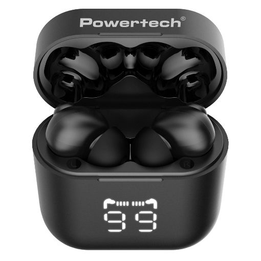 Εικόνα της True Wireless Earphones Powertech Bluetooth Black PT-1227