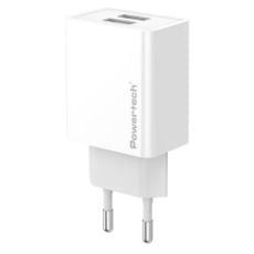 Εικόνα της Φορτιστής Powertech 2x USB-A 12W White PT-1321