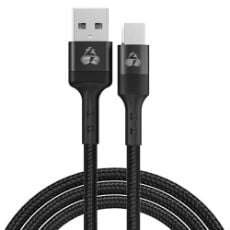 Εικόνα της Καλώδιο Powertech USB-A Male to Micro USB Male 12W 1m Black PTR-0125