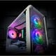 Εικόνα της Redragon Wheeljack GC-606WH RGB Tempered Glass White