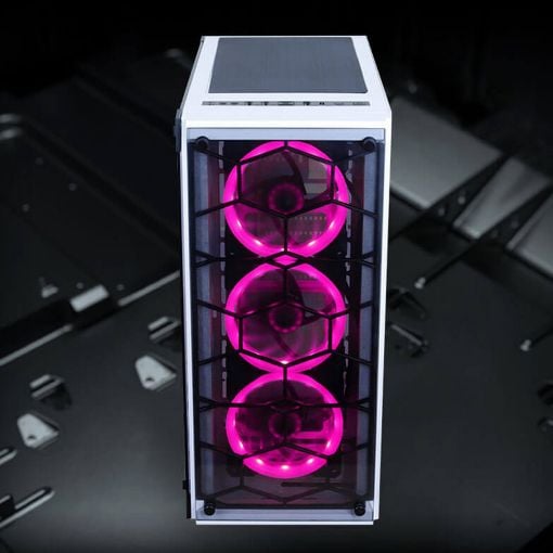 Εικόνα της Redragon Wheeljack GC-606WH RGB Tempered Glass White