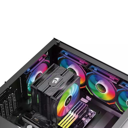Εικόνα της Case Fan Redragon GC-F012 120mm ARGB PWM (3-Pack) Black