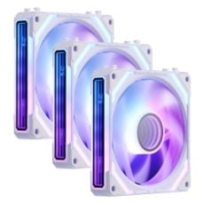 Εικόνα της Case Fan Redragon GC-F012W 120mm ARGB PWM (3-Pack) White