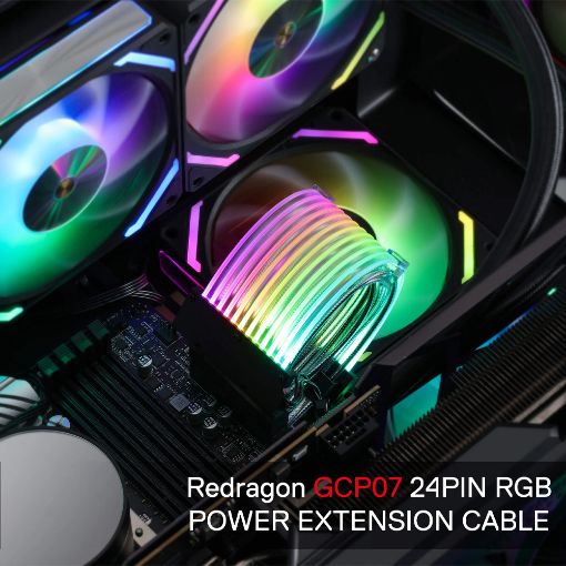 Εικόνα της Redragon GCP06 RGB ATX 24-Pin Power Extension Cable