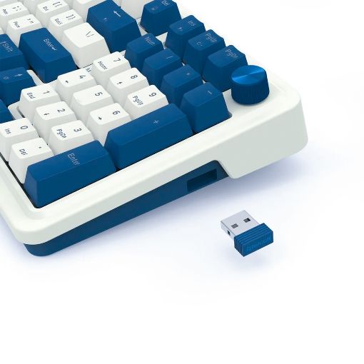 Εικόνα της Πληκτρολόγιο Redragon Eisa K686 Pro 96% Wireless RGB Red Switches (US) White/Blue
