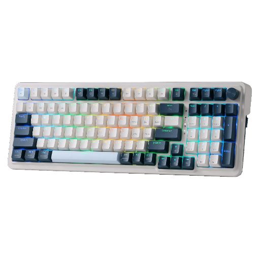 Εικόνα της Πληκτρολόγιο Redragon Eisa K686 Pro 96% Wireless RGB Red Switches (US) White/Blue
