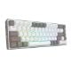 Εικόνα της Πληκτρολόγιο Redragon Castor Pro K631 65% Wireless RGB Red Switches White/Grey