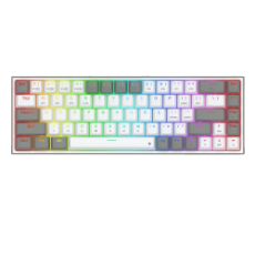 Εικόνα της Πληκτρολόγιο Redragon Castor Pro K631 65% Wireless RGB Red Switches White/Grey