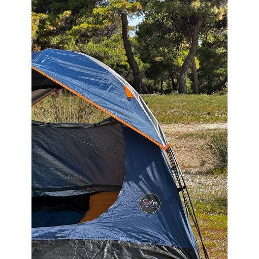 Εικόνα της Σκηνή Campo Baros 3 με Διπλό Πανί 3 Ατόμων 210x210x135 cm Μπλε 6000040