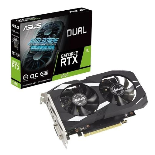 Εικόνα της Asus Dual GeForce RTX 3050 6GB GDDR6 OC Edition 90YV0K60-M0NA00