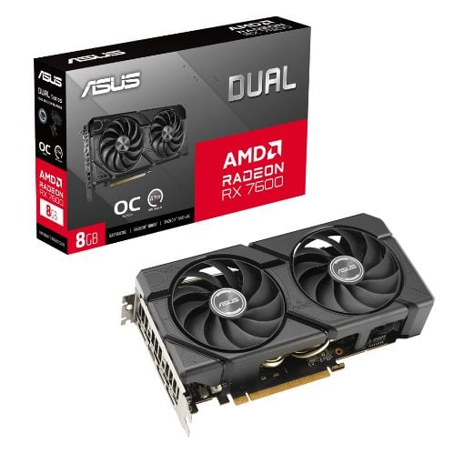 Εικόνα της Asus Dual Raden RX 7600 EVO 8GB GDDR6 OC Edition 90YV0LD0-M0NA00