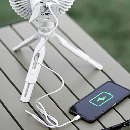 Εικόνα της Πολυχρηστικός Ανεμιστήρας Nitecore NEF10 USB με LED Γκρι