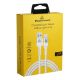 Εικόνα της Καλώδιο Powertech USB-A Male to Lightning Male 12W 1m White PTR-0126