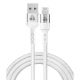 Εικόνα της Καλώδιο Powertech USB-A Male to Lightning Male 12W 1m White PTR-0126
