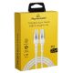 Εικόνα της Καλώδιο Powertech USB-C Male to Lighting Male 20W 1m White PTR-0127