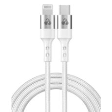 Εικόνα της Καλώδιο Powertech USB-C Male to Lighting Male 20W 1m White PTR-0127