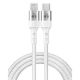 Εικόνα της Καλώδιο Powertech USB-C Male to Lighting Male 20W 1m White PTR-0127