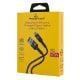 Εικόνα της Καλώδιο Powertech USB-A Male to USB-C Male 60W 1m Black PTR-0161