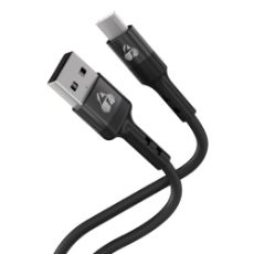 Εικόνα της Καλώδιο Powertech USB-A Male to USB-C Male 60W 1m Black PTR-0161