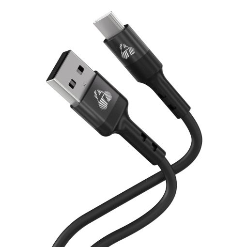 Εικόνα της Καλώδιο Powertech USB-A Male to USB-C Male 60W 1m Black PTR-0161