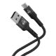 Εικόνα της Καλώδιο Powertech USB-A Male to USB-C Male 60W 1m Black PTR-0161