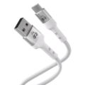 Εικόνα της Καλώδιο Powertech USB-A Male to USB-C Male 60W 1m White PTR-0162