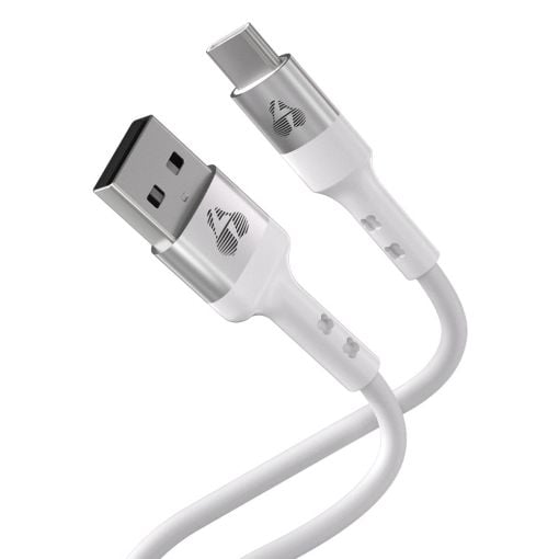 Εικόνα της Καλώδιο Powertech USB-A Male to USB-C Male 60W 1m White PTR-0162