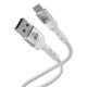 Εικόνα της Καλώδιο Powertech USB-A Male to USB-C Male 60W 1m White PTR-0162